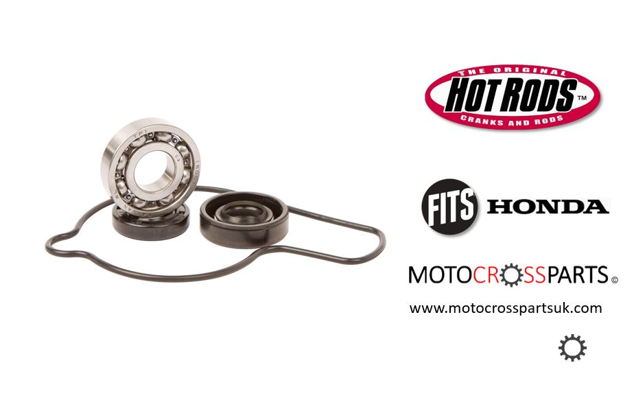 Hot Rods WPK0001 Water Pump Repair Kit - Rebuild Seals & Bearings For Motorcycles & ATVs