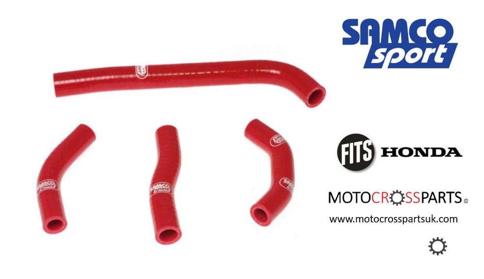 Samco Sport 4 Piece OEM Coolant Hose Kit Honda Crf 250 (10-13) - Red