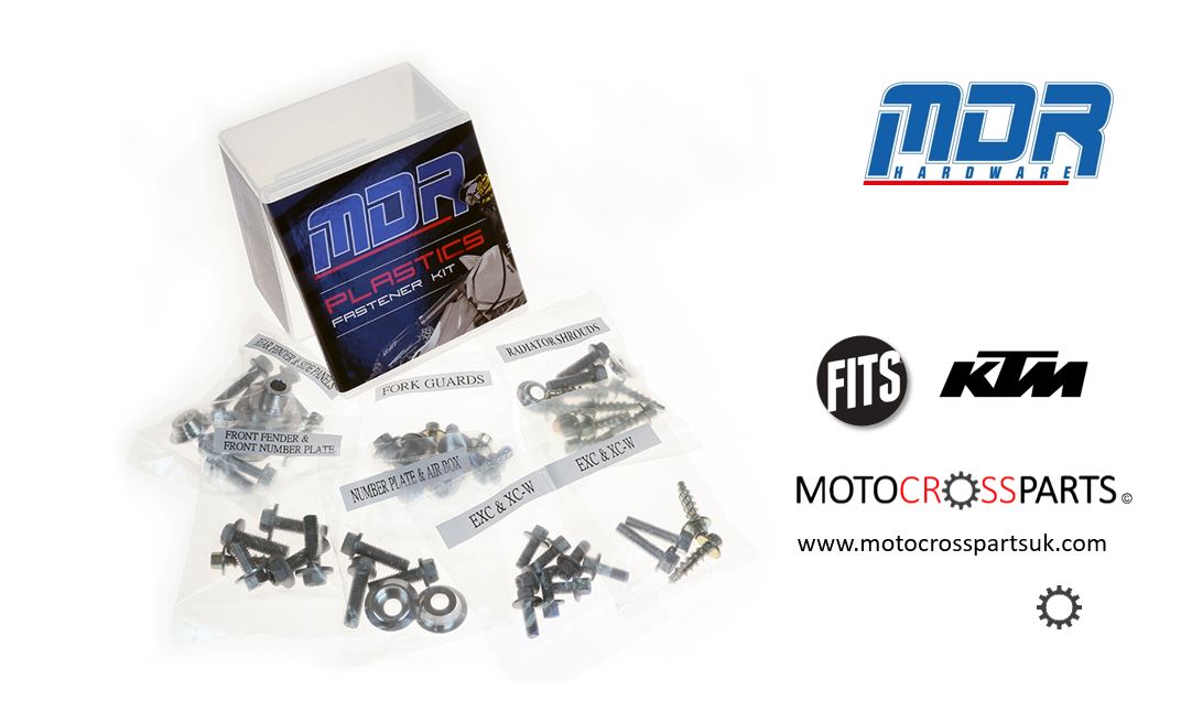 MDR Full plastic fastener kit KTM SX SXF (11-ON) EXC EXCF (12-ON)