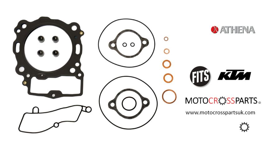 KTM SXF 450 2007-2012 Top End Gasket Kit Inc. Valve Stem Seals