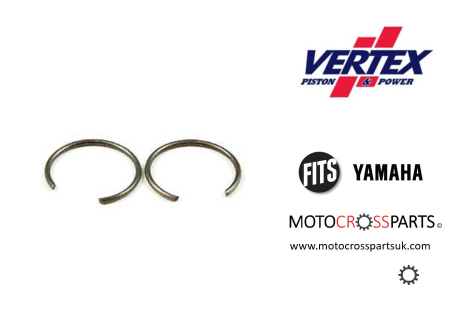 VERTEX PISTON CIRCLIPS YZF 450 Quad x 2 (72075) at Motocross Parts UK Motocross Parts UK