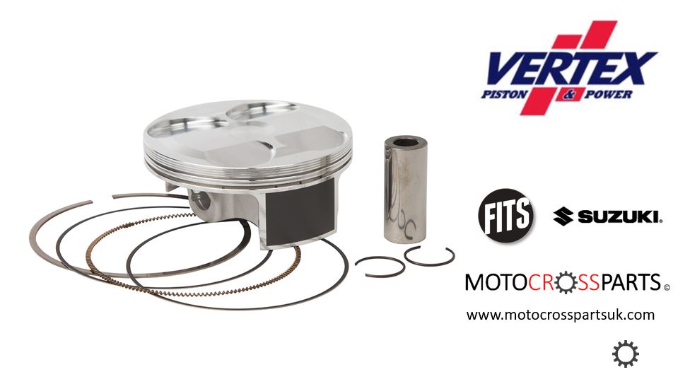 Vertex Piston Kit SUZUKI RMZ450 2013 2017 (HIGH COMPRESSION 13.8 1