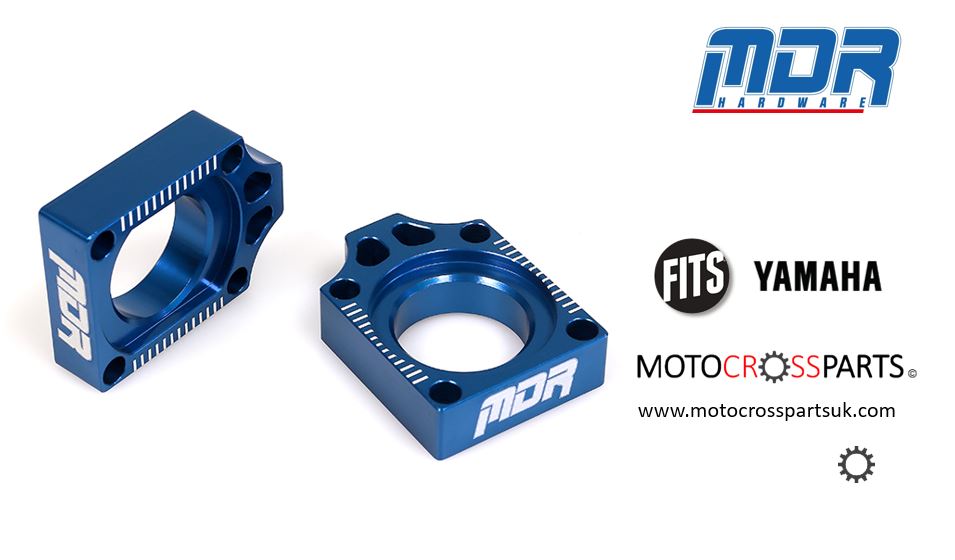 MDR Axle Blocks YZF 250 (14-ON) YZF 450 (14-ON) Blue