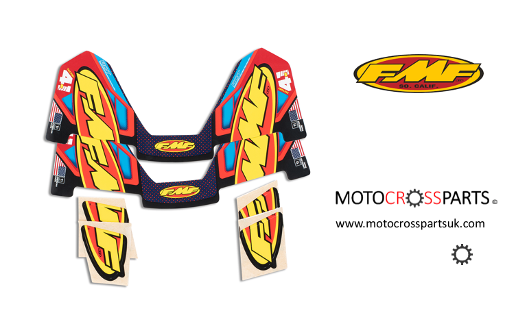 Fast Guy Stuff 2-Pack FMF Oval Decal Sticker – Vintage RM YZ KX CR RC 125-500 – VMX Works