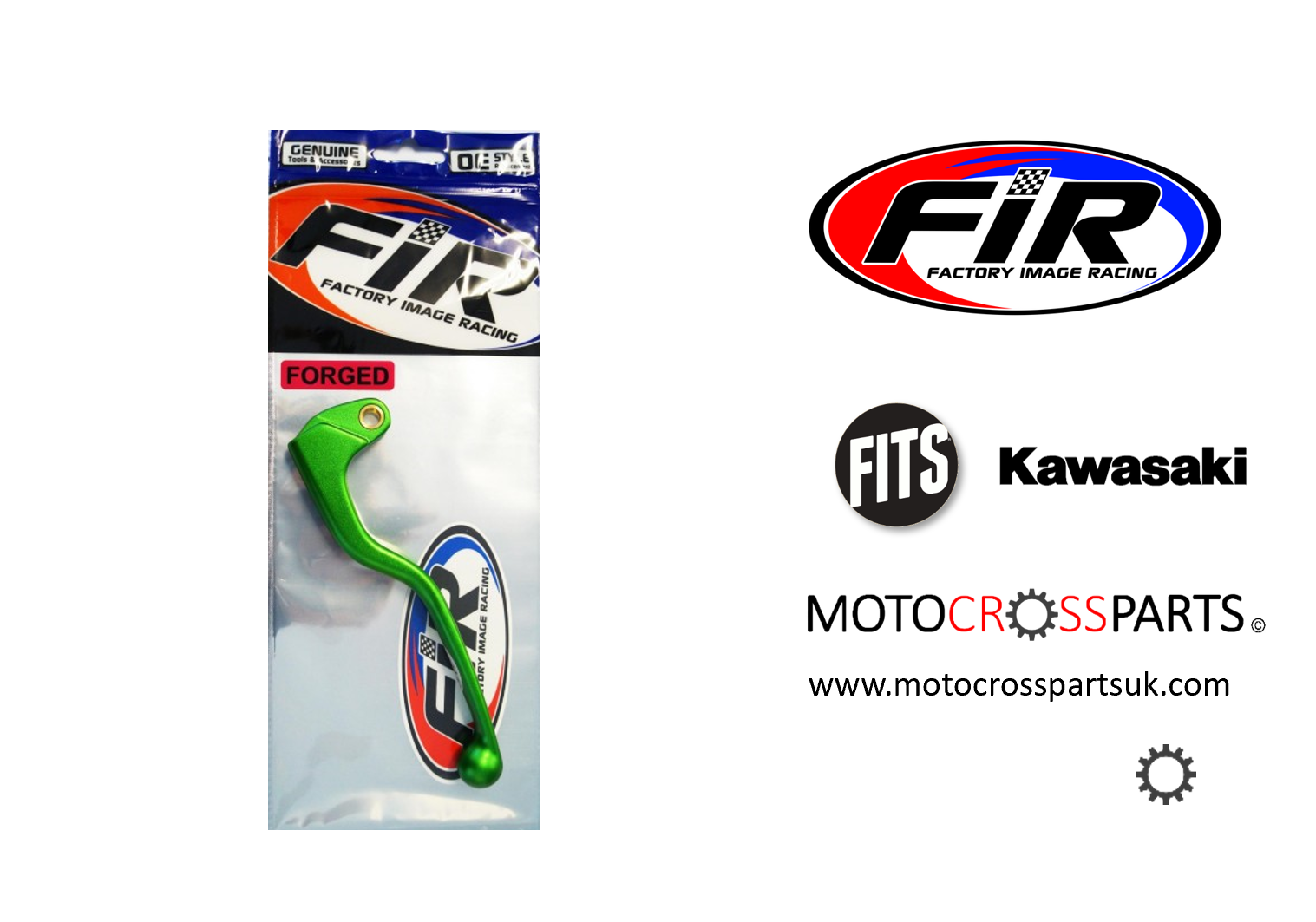 CLUTCH LEVER (REGULAR) KAWASAKI KX65 KX85 KX100 KX125 KX250 GREEN at