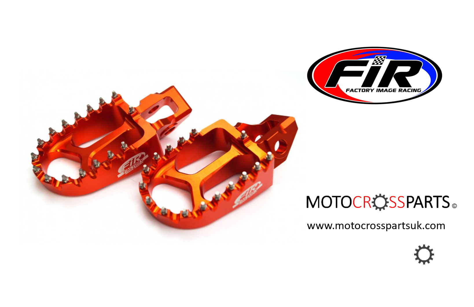 Footpegs KTM (Latest) Orange Motocross Parts UK