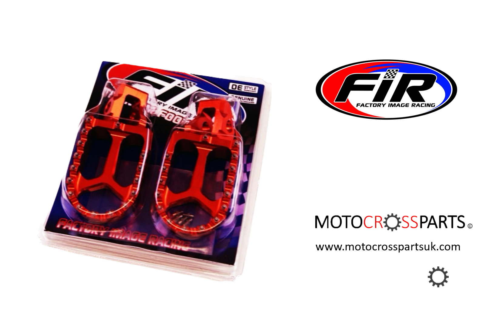 Footpegs KTM (Latest) Orange Motocross Parts UK