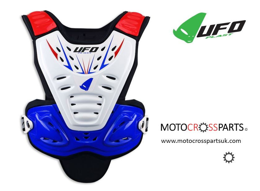 UFO Valkyrie EVO Chest Protector (Long Version) Blue at Motocross
